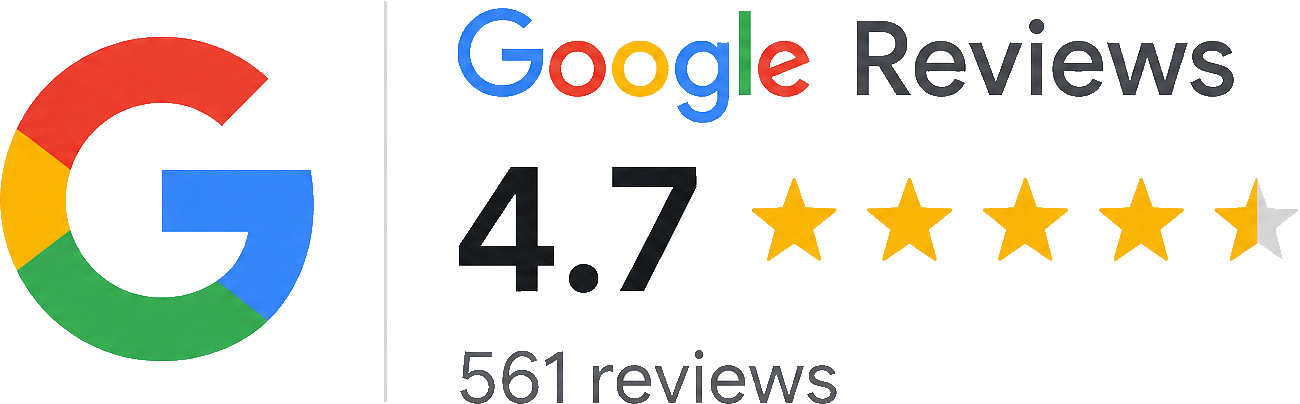 Southern Federal Power has a 4.7 rating on Google with 561 reviews as of 7-1-2026