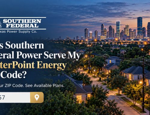 CenterPoint Energy ZIP Codes Served by Southern Federal Power